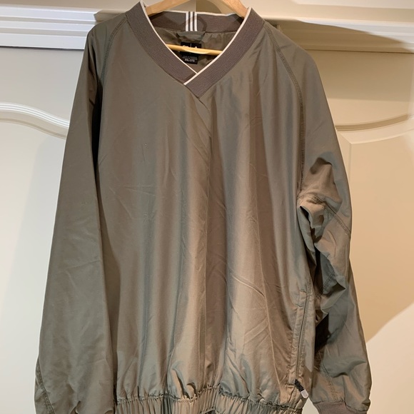 NEW-Adidas Pull Over Light Weight Windbreaker - Picture 4 of 9